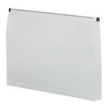 JAM Paper Plastic Envelopes with Zip Closure, Legal Booklet, 9.5 x 14.5, Clear, 12/Pack (219Z1CL)