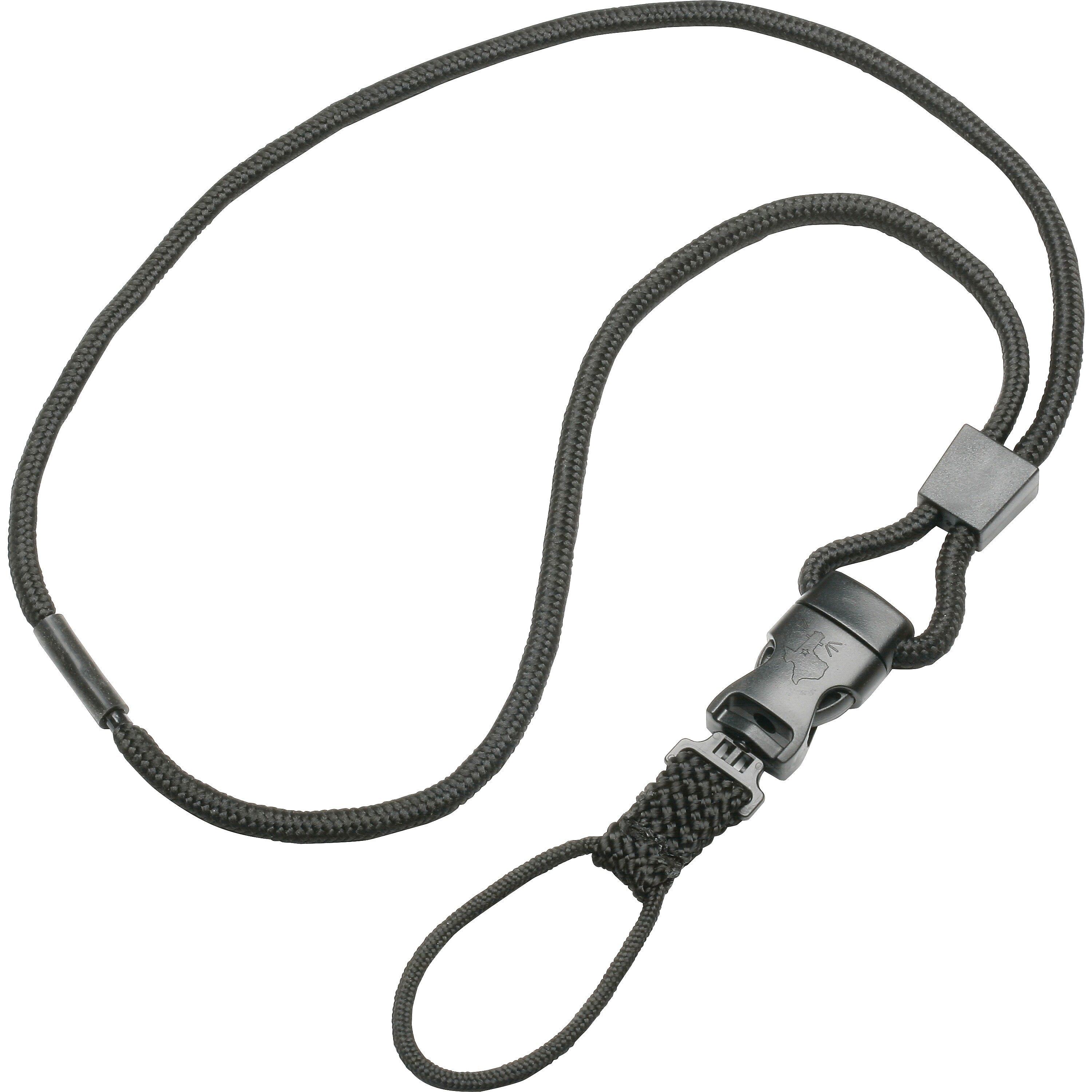 AbilityOne SKILCRAFT Cord Style Lanyard, 12, 36" Length, Black