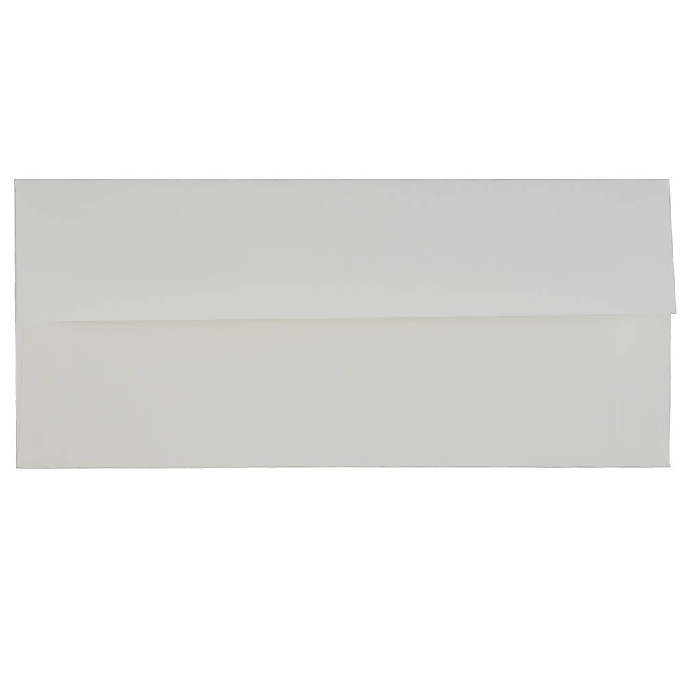 JAM Paper Strathmore #10 Business Envelope, 4 1/8" x 9 1/2", Bright White, 25/Pack (18506)