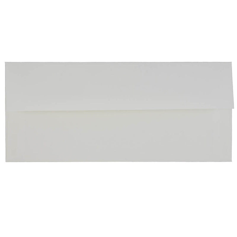 JAM Paper Strathmore #10 Business Envelope, 4 1/8" x 9 1/2", Bright White, 25/Pack (18506)