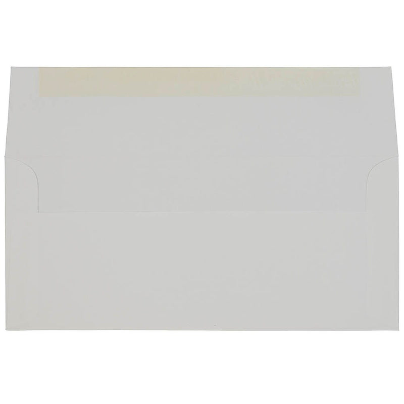 JAM Paper Strathmore #10 Business Envelope, 4 1/8" x 9 1/2", Bright White, 25/Pack (18506)