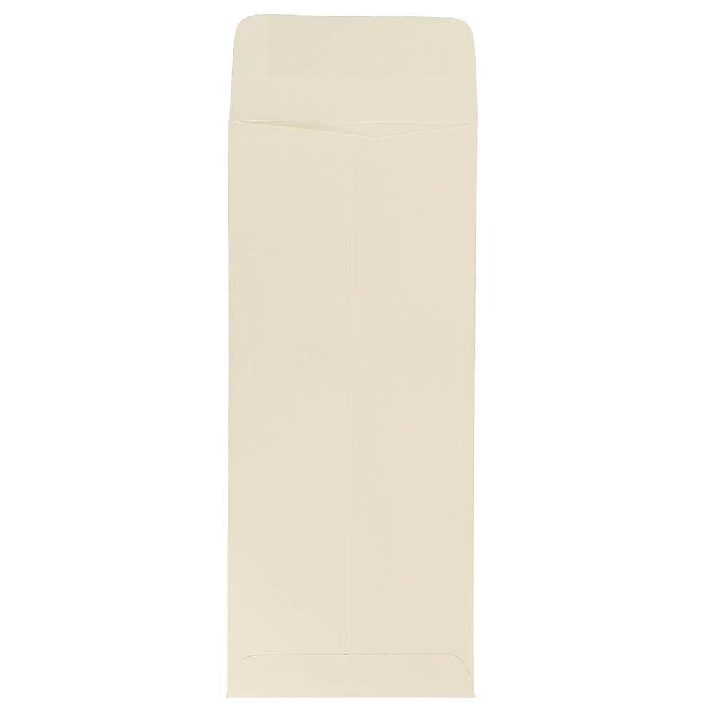 JAM Paper #10 Policy Business Strathmore Envelopes, 4.125 x 9.5, Natural White Wove, 25/Pack (191249)