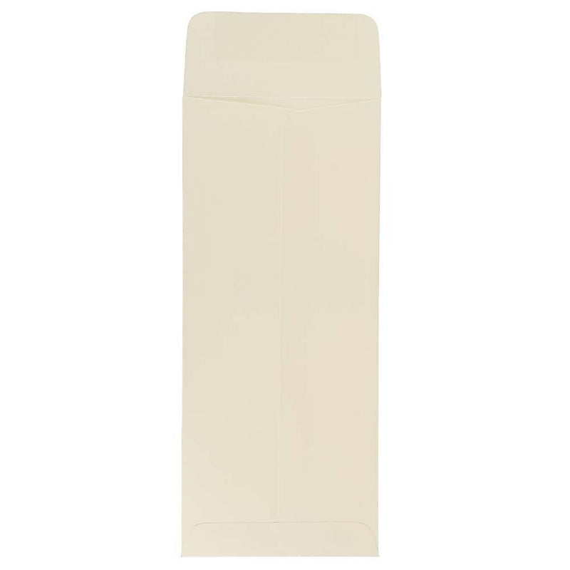 JAM Paper #10 Policy Business Strathmore Envelopes, 4.125 x 9.5, Natural White Wove, 25/Pack (191249)