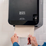 Pacific Blue Ultra™ Mechanical Paper Towel Dispenser by GP PRO, Black, 12.60” W x 9.30” D x 16.70” H (59589)