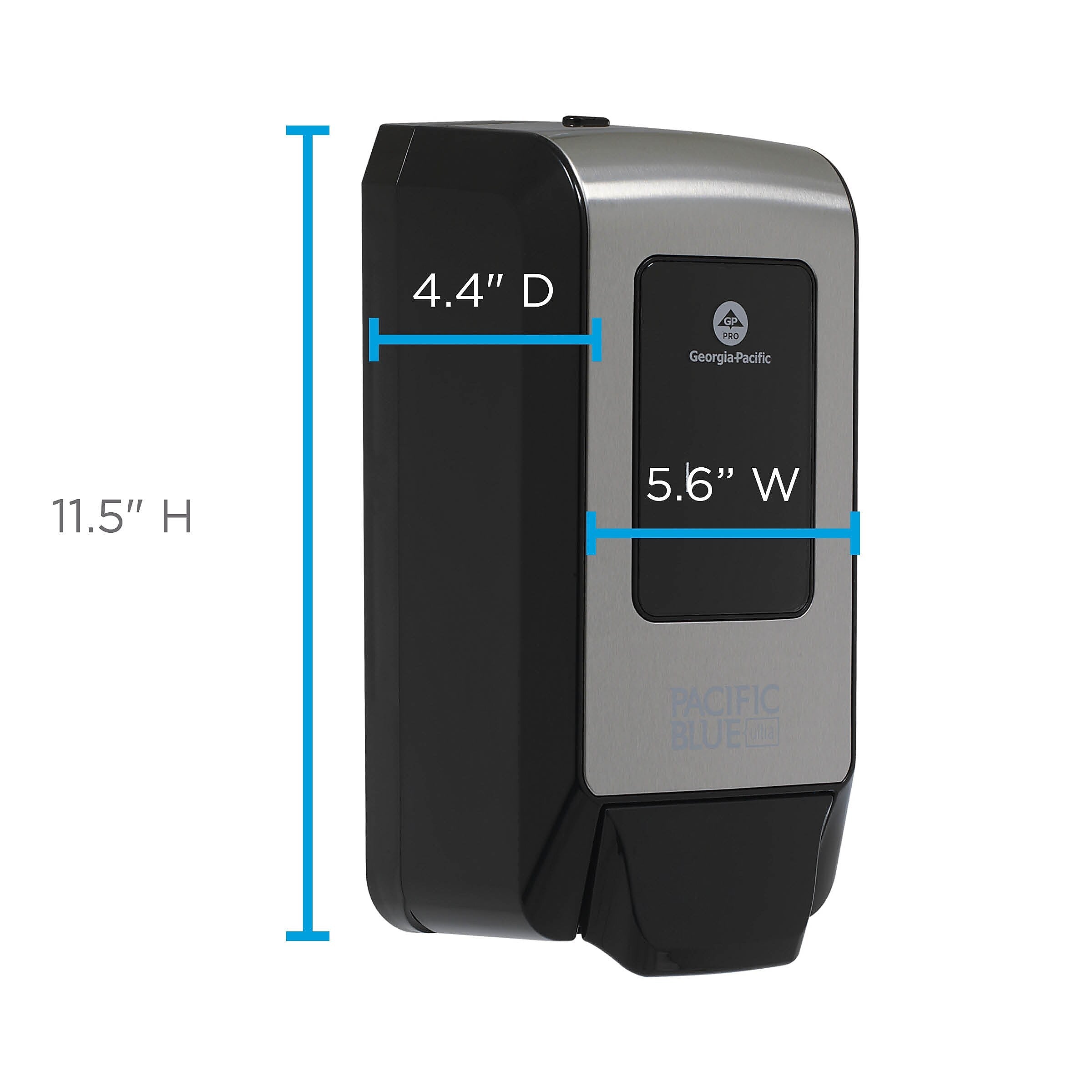 Pacific Blue Ultra Wall Mounted Hand Soap/Hand Sanitizer Dispenser, Stainless (53060)