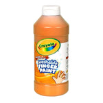 Crayola® Washable Finger Paint, Orange, 16 oz each (BIN131636)