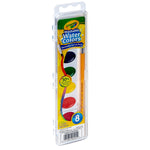 Crayola® Washable Watercolor Set, Semi-Moist 8 Colors (BIN525)