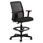 HON Ignition Series Task Stool, 5-star Base, Black, 27.5" W x 27.5" D x 55" H