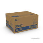 Compact 4-Roll Quad Coreless Toilet Paper Dispenser by GP PRO, Stainless Steel (56748)