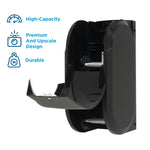 Compact® 2-Roll Vertical Coreless Toilet Paper Dispenser by GP PRO, Black (56790A)