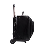 McKlein Laptop Roller, Black Leather (84665)
