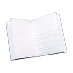 Ashley Hardcover Journal, Primary Ruled and Blank, White, 28 Pages, 12/Bundle (ASH10701-12)