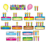 Carson-Dellosa Birthday Cakes Mini Bulletin Board Set (110038)
