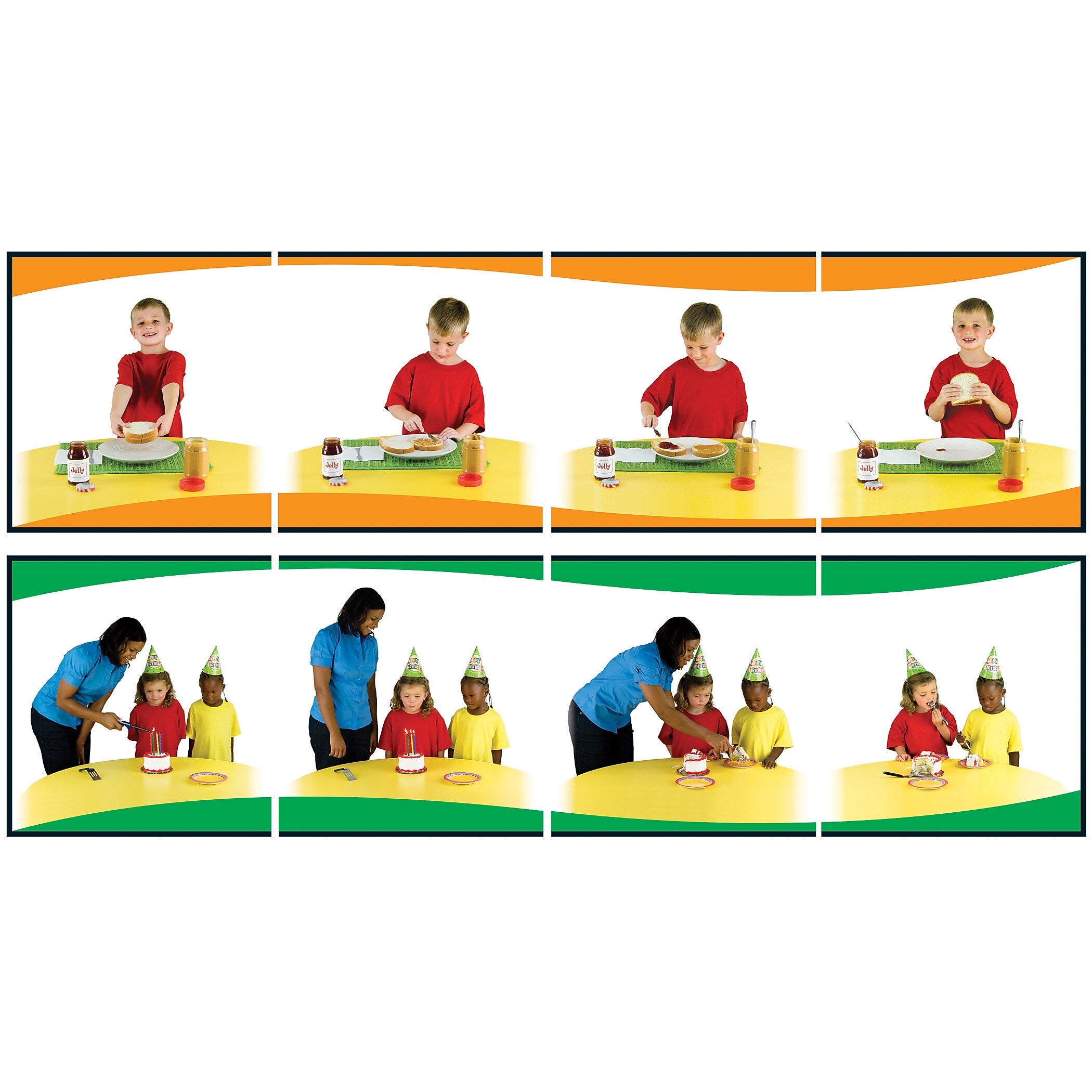 Carson Dellosa Learning to Sequence 4-Scene Card Game (CD-140089)