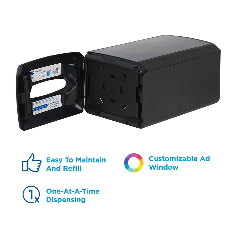 Dixie Ultra Countertop Interfold Napkin Dispenser, Black (54510A)