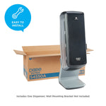 Dixie Ultra® Tower Interfold Napkin Dispenser by GP PRO, Black, Holds 1000 Napkins, 8.80”W x 9.30”D x 27.60”H (54550A)