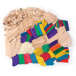 Chenille Kraft Wood Crafts Activities Box, Assorted Colors (CK-1718)