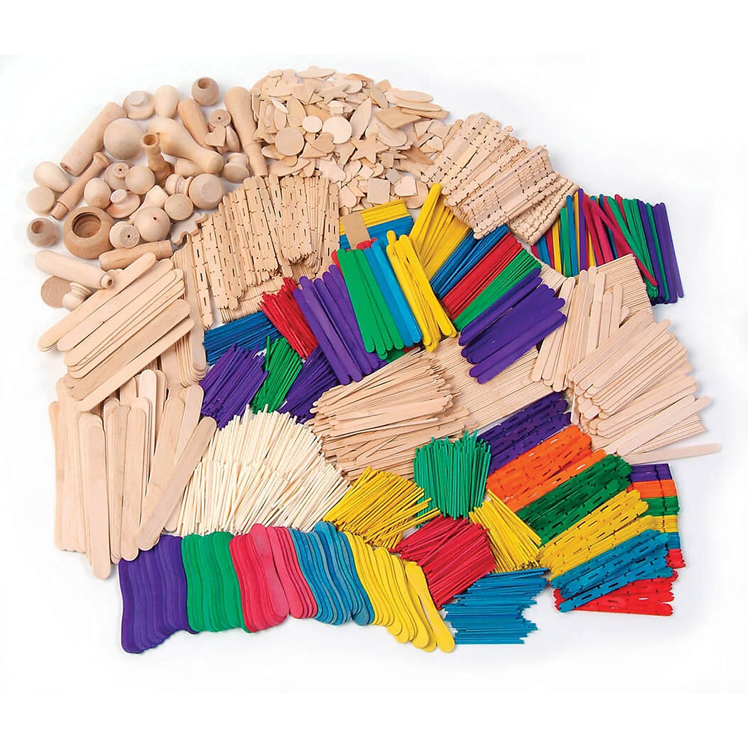 Chenille Kraft Wood Crafts Activities Box, Assorted Colors (CK-1718)