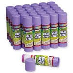 Chenille Kraft Washable Removable Glue Sticks, 1.41 oz., Purple, 30/Pack (CK-338830)