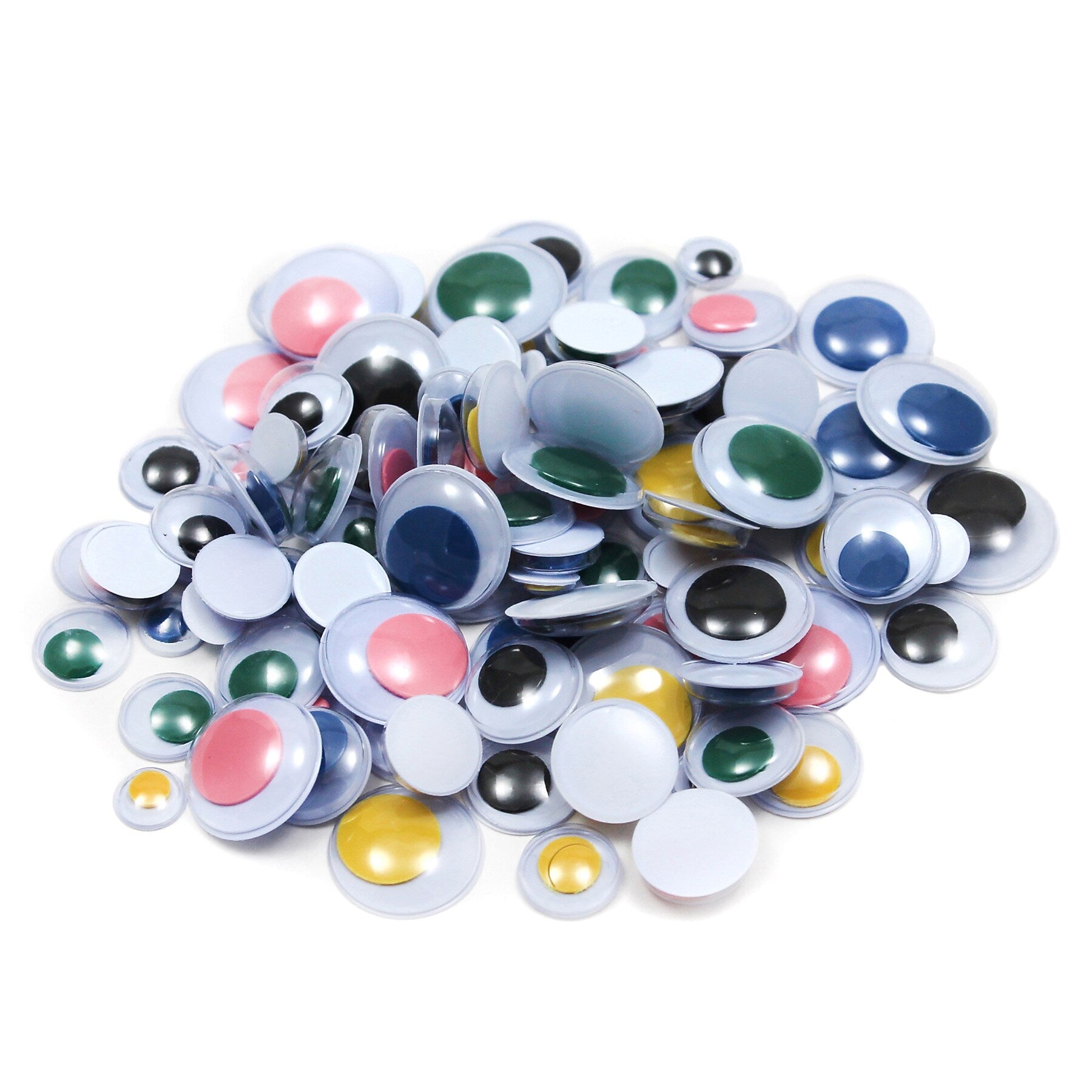 Creativity Street Wiggle Eyes Classroom Pack, Assorted Colors, 1000/Pack (CK-3400)