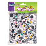 Creativity Street Wiggle Eyes Classroom Pack, Assorted Colors, 1000/Pack (CK-3400)
