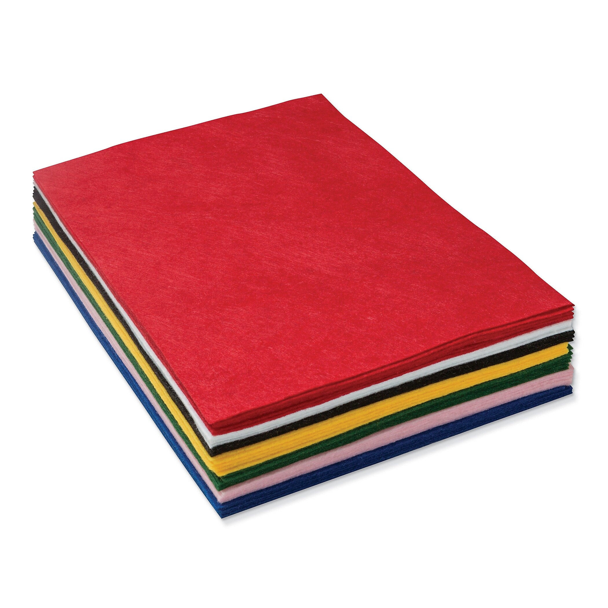 Felt Sheets, One Pound of 9" x 12", Assorted Colors (3437AD)