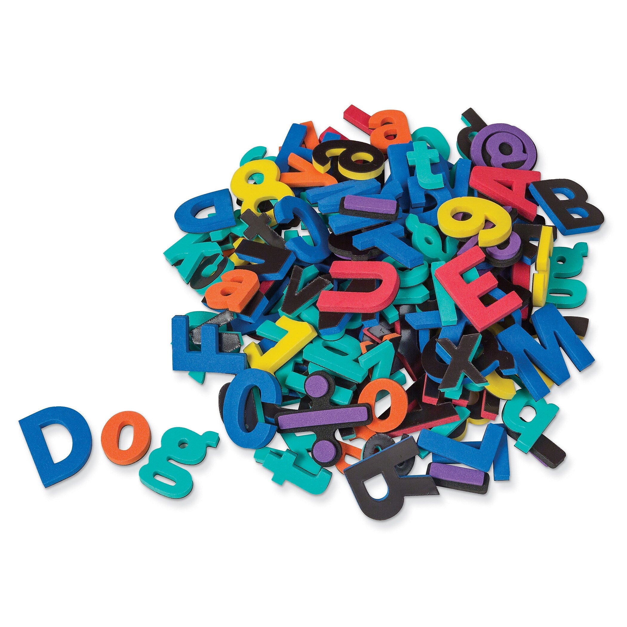 Chenille Kraft Company WonderFoam® Magnetic Alphabet Letters, Assorted Colors, 1"- 1 1/2"H