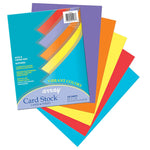 Pacon Array 65 lb. Cardstock Paper, 8.5" x 11", Assorted Colors, 100 Sheets/Pack, 2 Packs/Bundle (PAC101167)