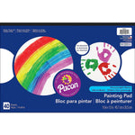 Pacon Painting Paper Pad, 18" x 12", White, 40 Sheets (PAC104611)