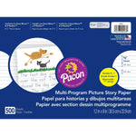 Pacon® D'Nealian Zaner-Bloser Multi-Program Picture Story Paper, Grades Kindergarten - 1st