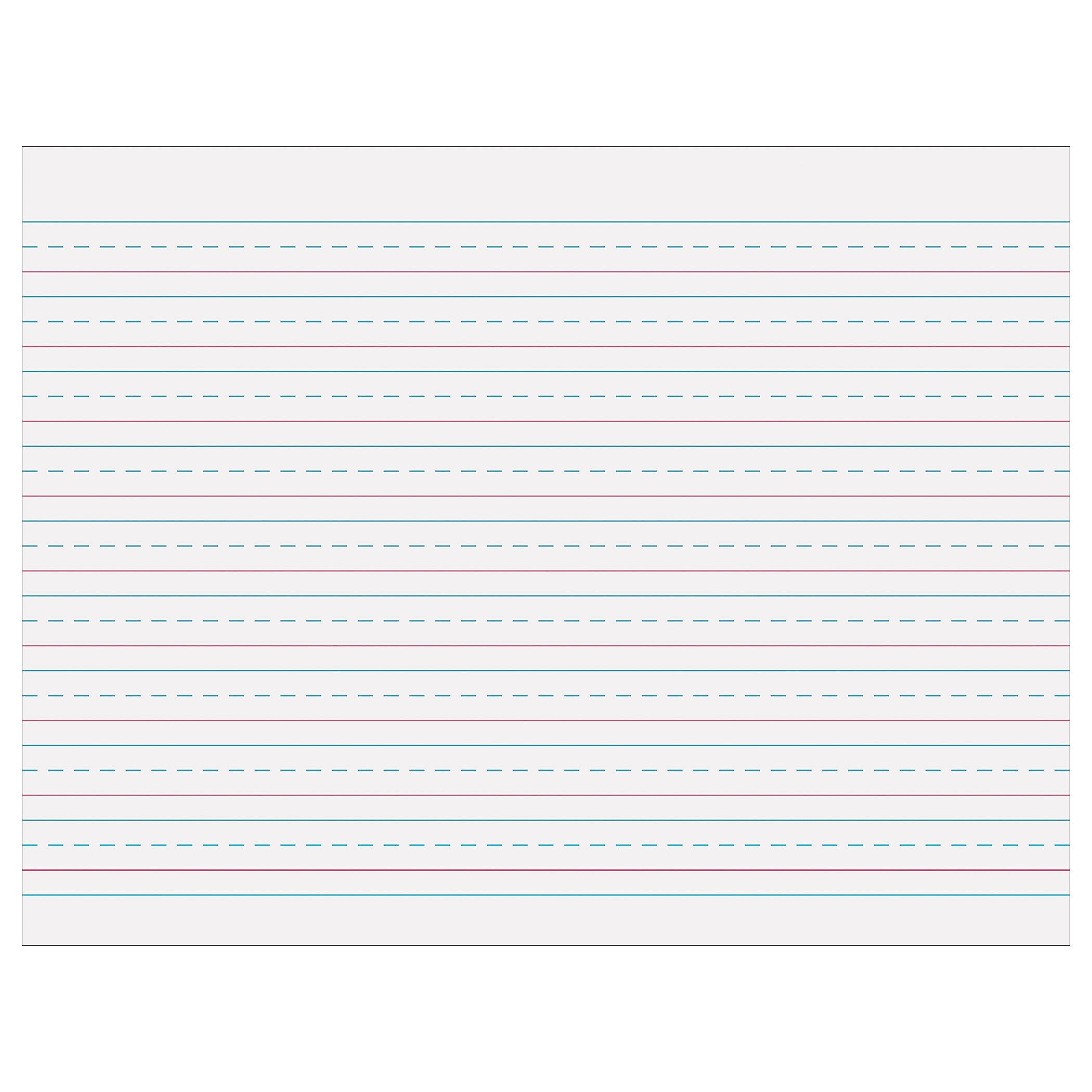Pacon Zaner-Bloser D'Nealian™ Multi-Program Handwriting Tablet Paper, Grades 1st-2nd, 10-1/2" x 8"