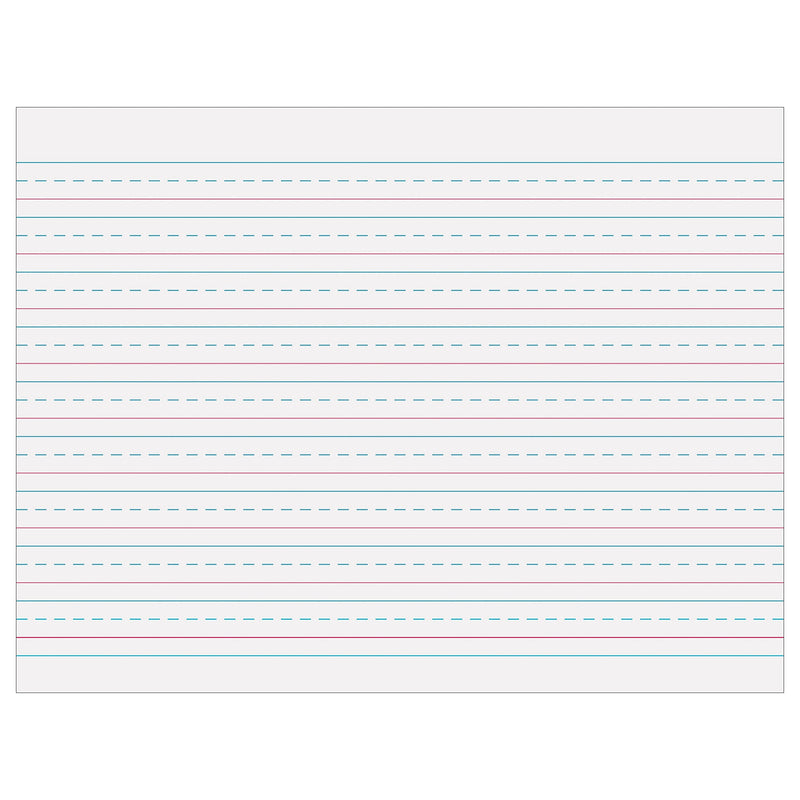 Pacon Zaner-Bloser D'Nealian™ Multi-Program Handwriting Tablet Paper, Grades 1st-2nd, 10-1/2" x 8"