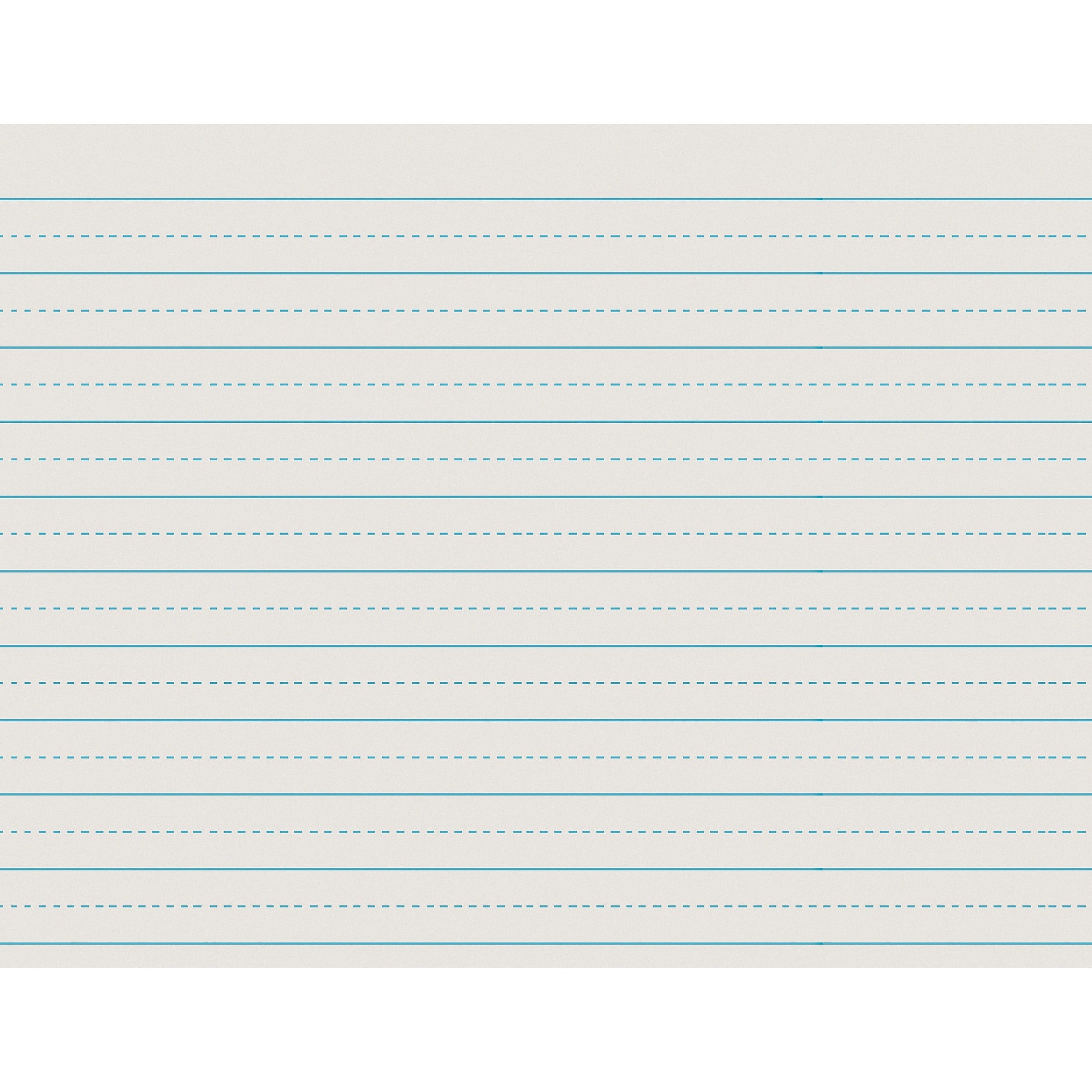 Pacon Alternate Dotted Ruled Newsprint, 3/4" Ruling, 500 Sheets
