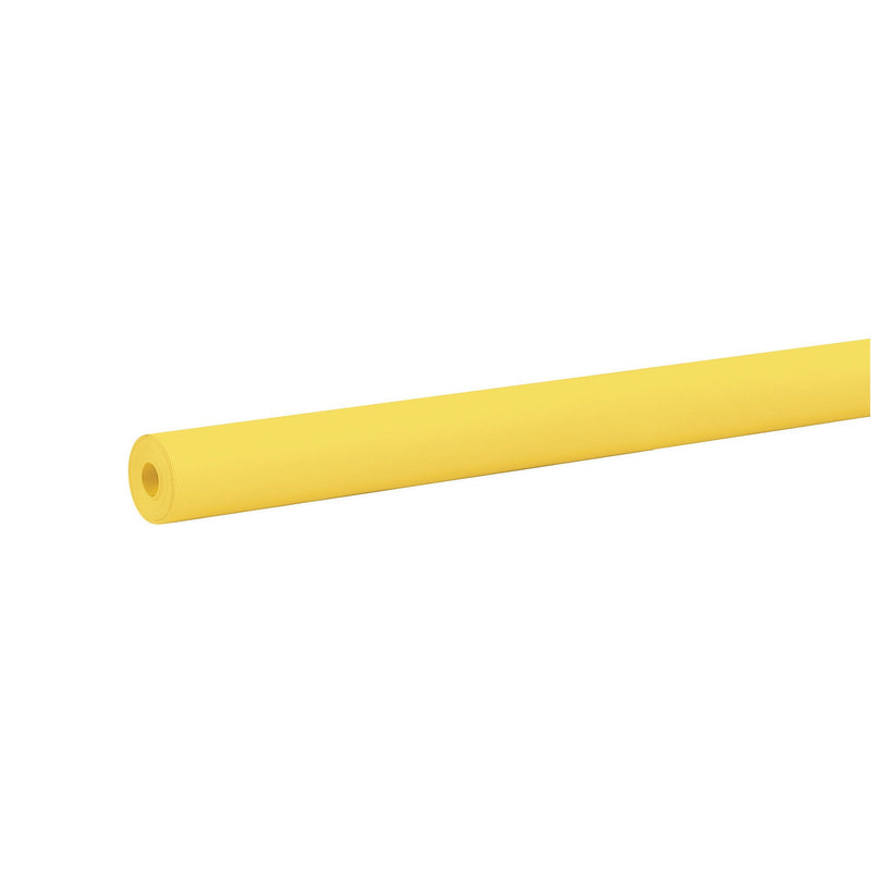 Pacon Rainbow Colored Kraft Duo-Finish Paper Roll, 36" x 100', Yellow (PAC66081)