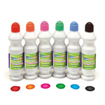 Pacon Paint Sponge Markers Ages 3+, Set of 6 Paints Per Order (PACAC2400)