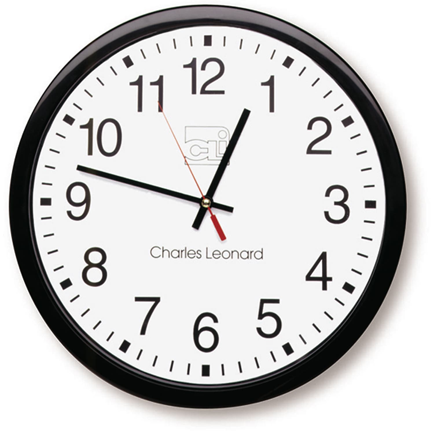 Charles Leonard 14" Thinline Wall Clock (CHL76820)