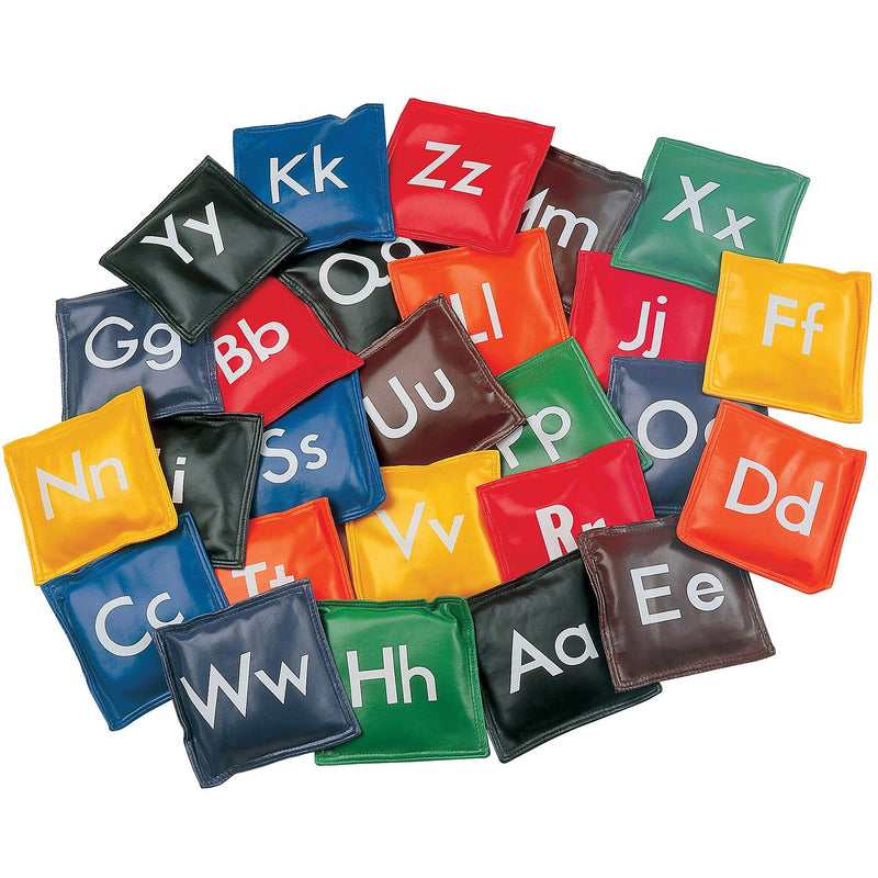 Alphabet Bean Bags, Assorted Colors, 26/pkg (CHSAB55)