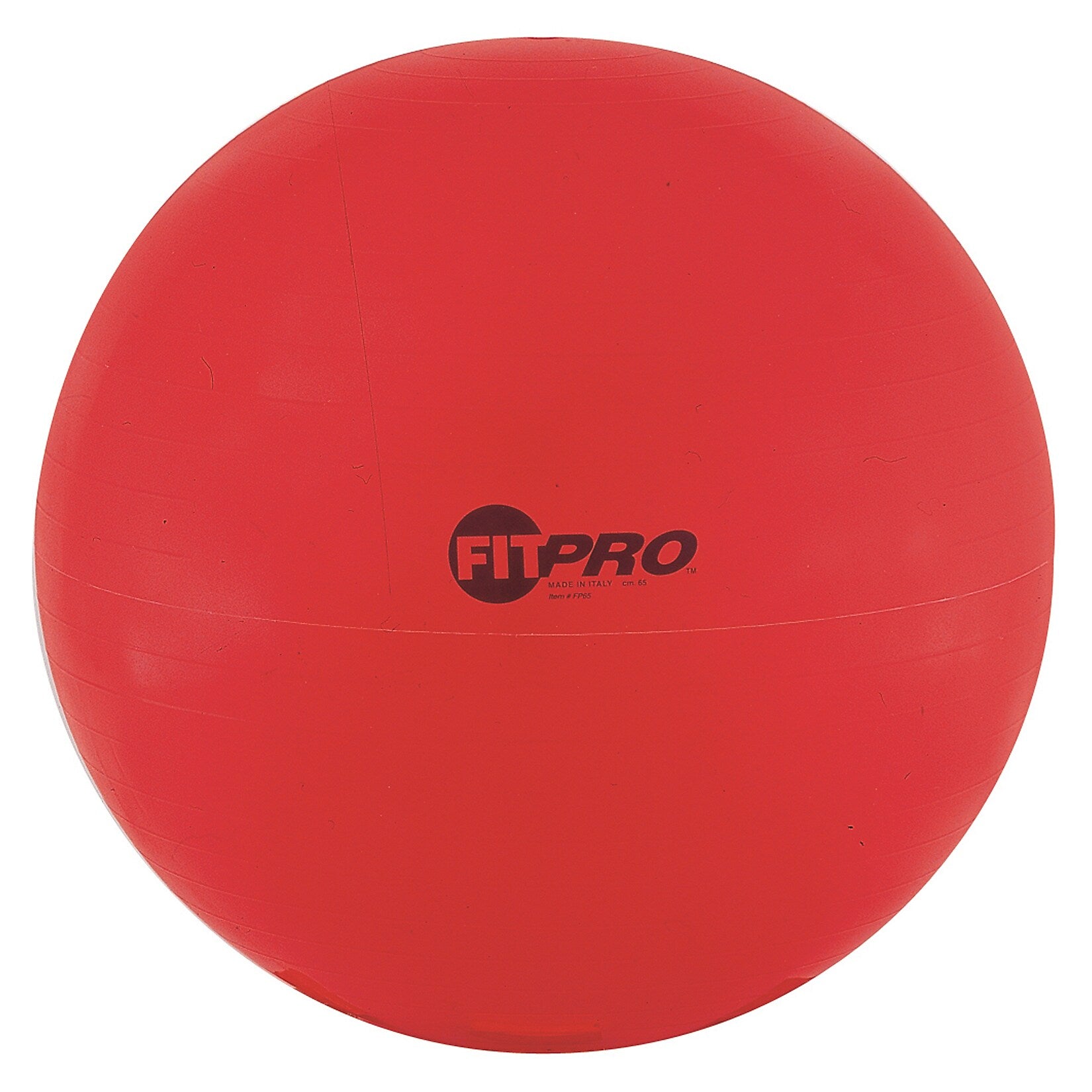 Champion Sports Fitpro Training & Exercise Ball, 65 cm, Red (CHSFP65)