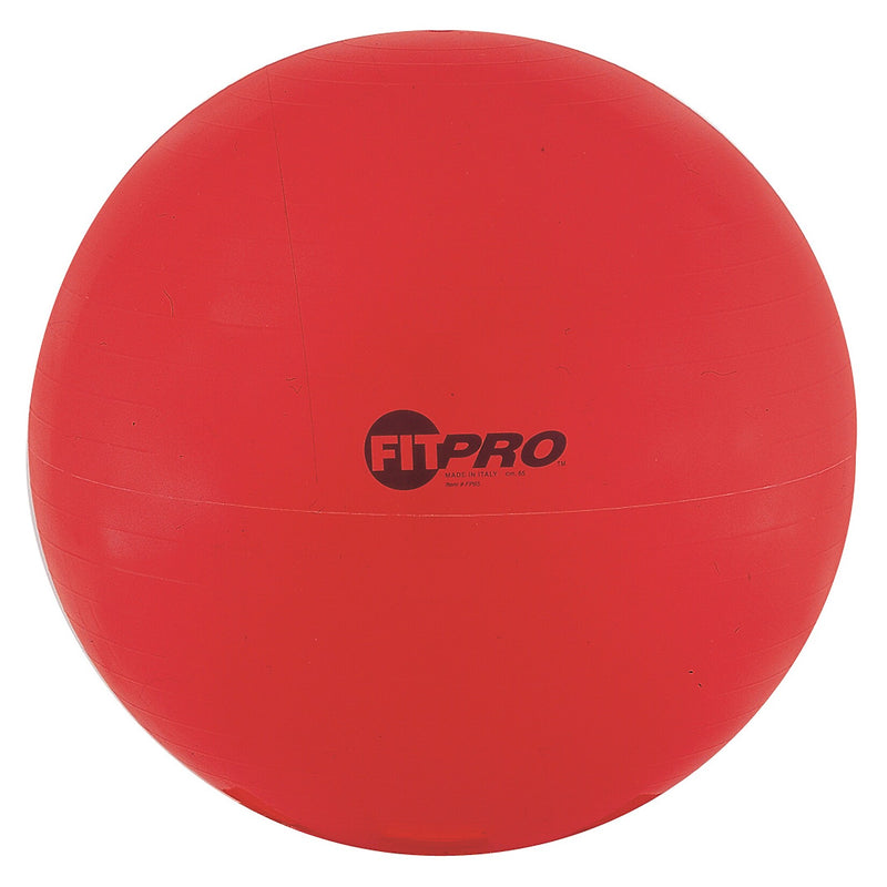 Champion Sports Fitpro Training & Exercise Ball, 65 cm, Red (CHSFP65)