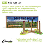 Champion Sports Ring Toss Set (CHSQS1)