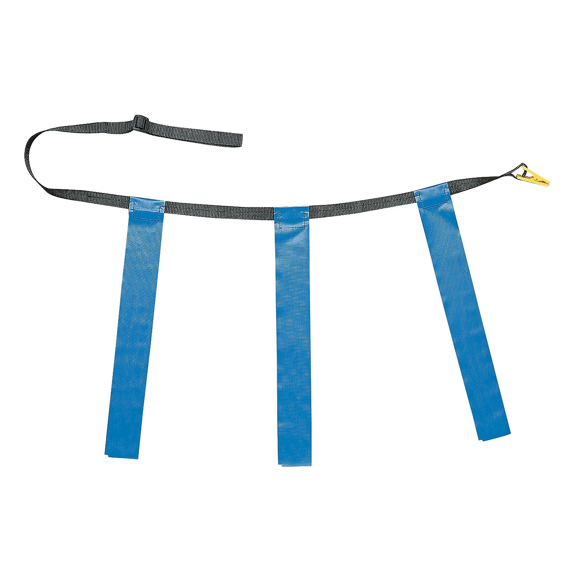 Champion Sports Triple Flag Youth Football Set, Blue, 12/Pack (CHSTFFYBL)