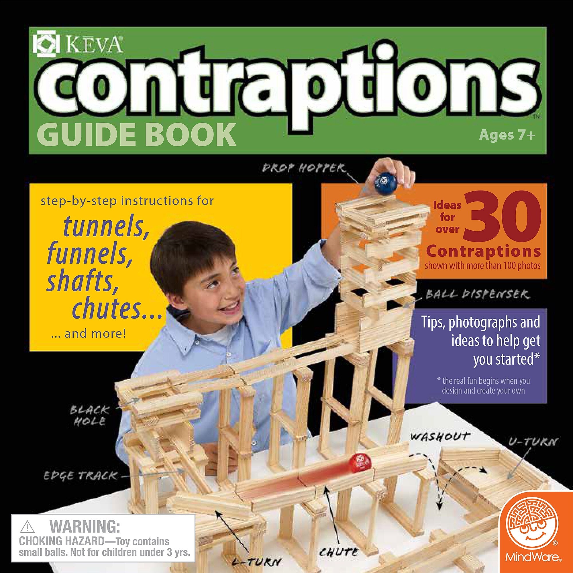 MindWare® KEVA Pine Planks Contraptions Building Set - 200 Pieces (MWA44156)