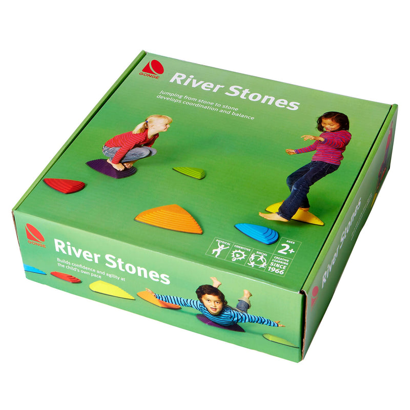 American Educational Products Riverstones, Age 3+, Set of 6 (AEPG2120)