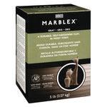 Amaco Modeling Compounds Marblex Self Hardening Clay, Gray, 5lbs. (AMA47336W)