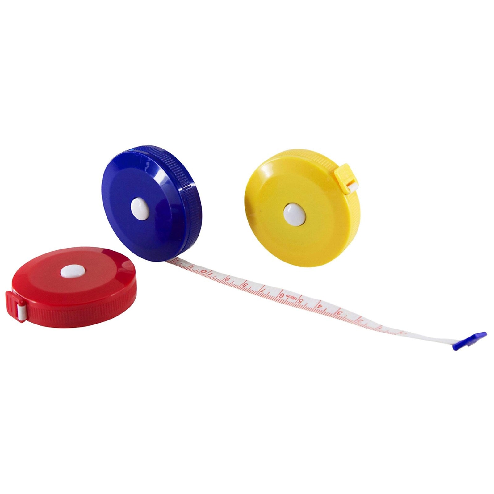 Baumgartens Cloth Tape Measure, Assorted Colors, 12/Bundle (BAUM67740)