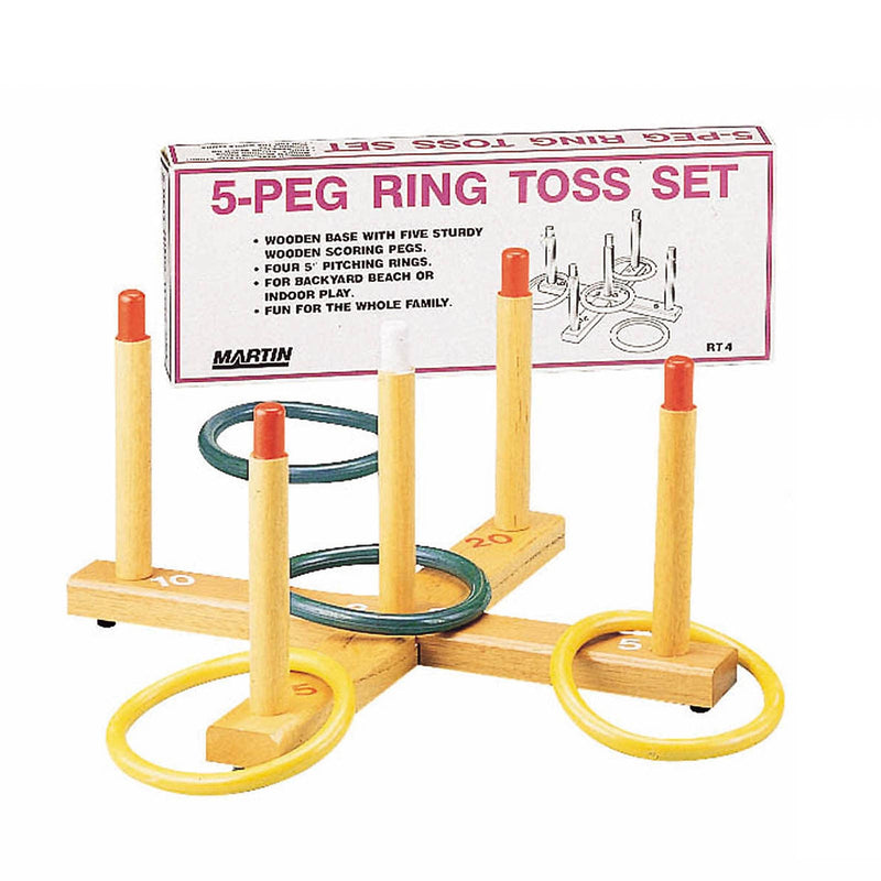 Martin Sports Ring Toss Game, Multicolored (MASRT4)
