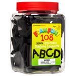 Uppercase Black Magnet Letters