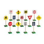 Block Play Traffic Signs, 7"
