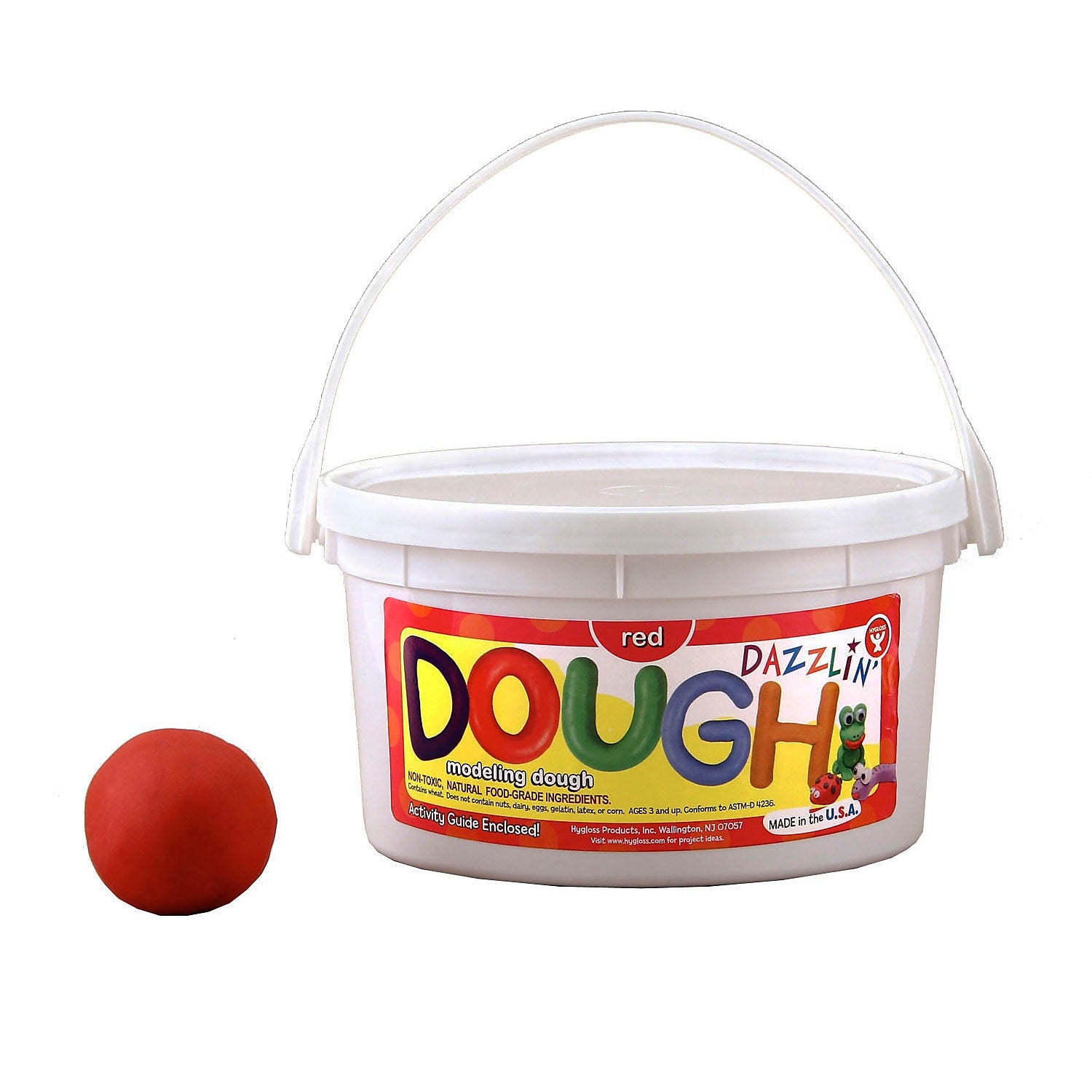 Hygloss Scented Dazzlin’ Dough, Watermelon Red, 3 lbs. (HYG49301)