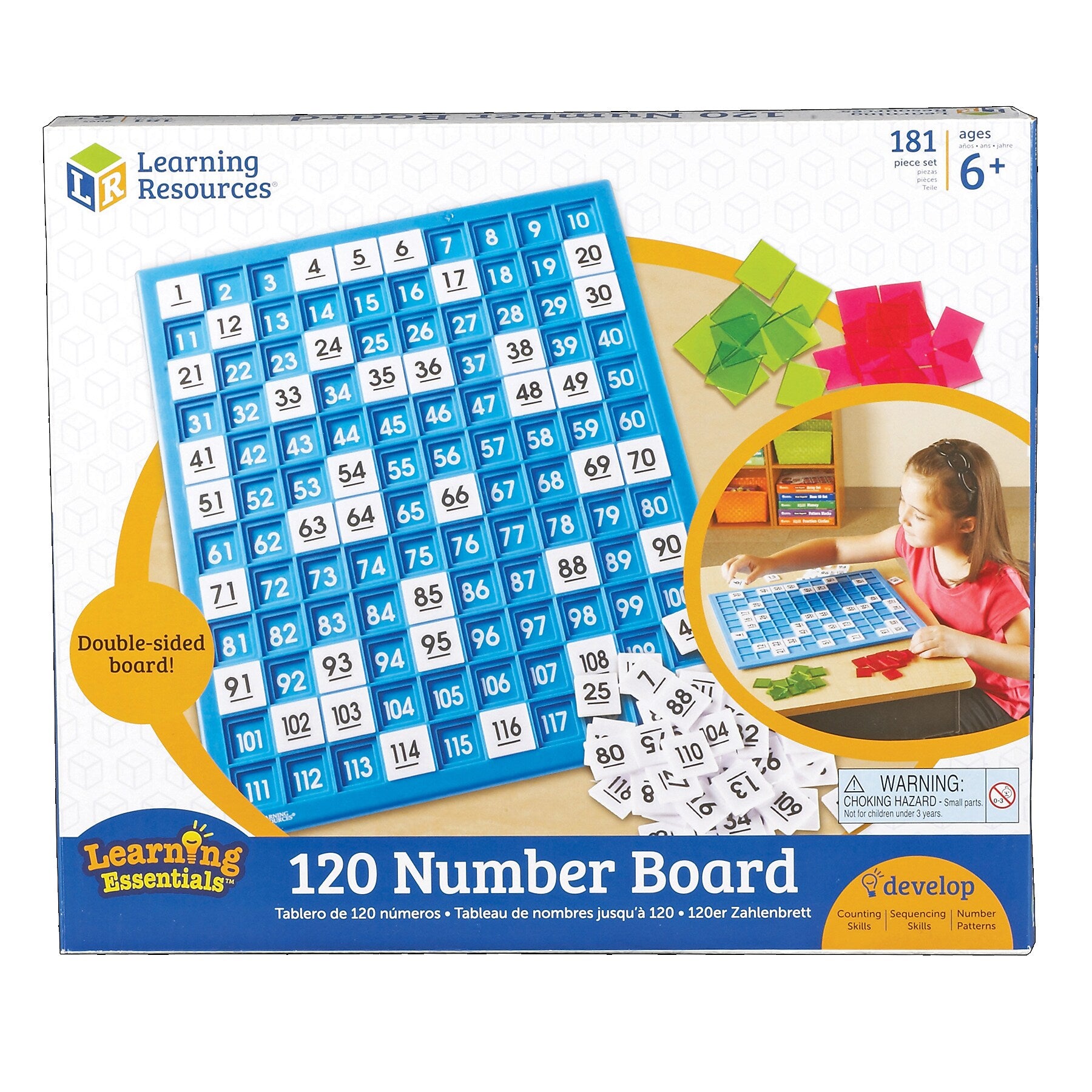 Learning Resources Learning Essentials 120 Number Board (LER1332)
